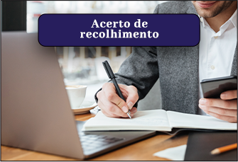 acerto de recolhimento